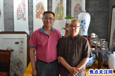 主任白万省应邀参加著名画家张伟觉圣就现代艺术品市场健康发展研讨会