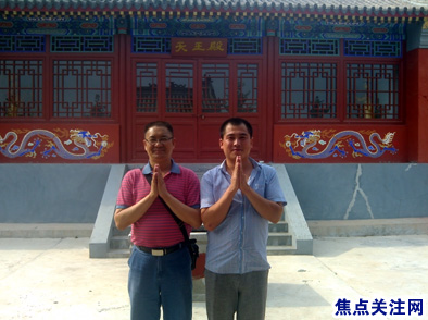 白万省主任应邀参观一线双龙寺