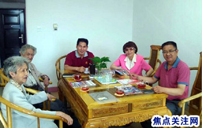 主任白万省应邀与中国长城国际公共关系联合会主席高玉家会晤洽谈