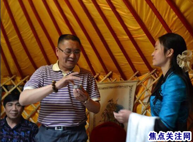 焦点关注网管委会主任白万省一行随同内蒙古好友观光大草原