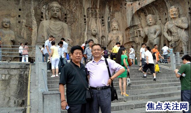 焦点关注网管委会主任白万省一行参观洛阳龙门石窟