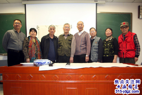 主任白万省应邀参加北京莲花池干休所书画联谊活动