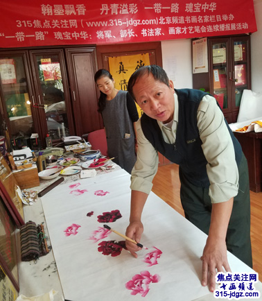 张连龙国画艺术--焦点关注网(www.315-jdgz.com)书画频道举办“一带一路”瑰宝中华:将军、部长、书法家、画家才艺笔会连续播报展活动