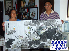 中国著名花鸟画家张秀进