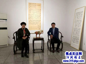 焦点关注网（www.315-jdgz.com）河北频道管委会主任赵振海参观保定七一美术馆