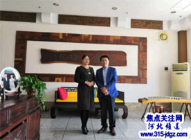 焦点关注网（www.315-jdgz.com）河北频道管委会主任赵振海参观保定七一美术馆