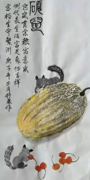 售画援武汉 挥毫颂英雄——我们大中華各民族都是龙的传人(一)