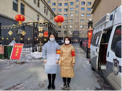 战疫情—巾帼文明岗在行动