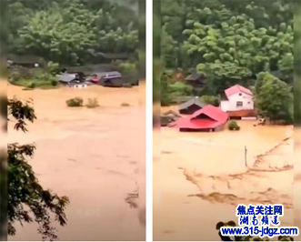 直击湖南辰溪县6.19 特大洪暴致灾实况---3.15焦点关注网接讯在行动