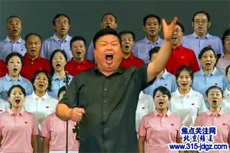 中国退役军人合唱团与第八联合党委进行庆祝新中国成立75周年演出联排